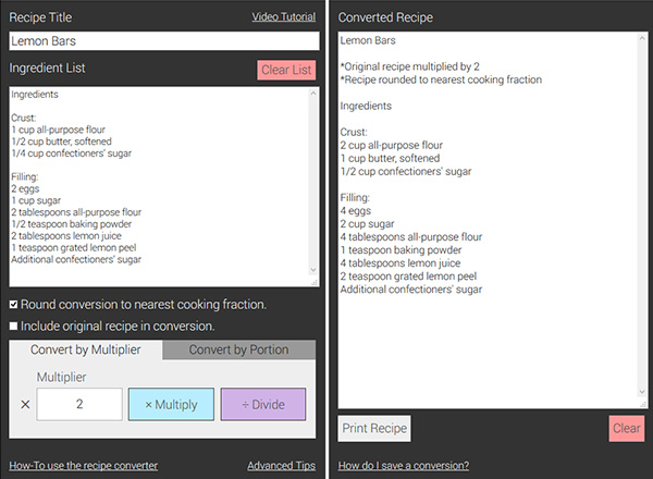 recipe converter