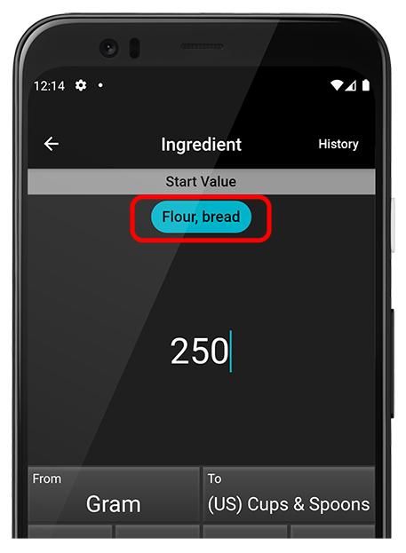Image of ingredient button